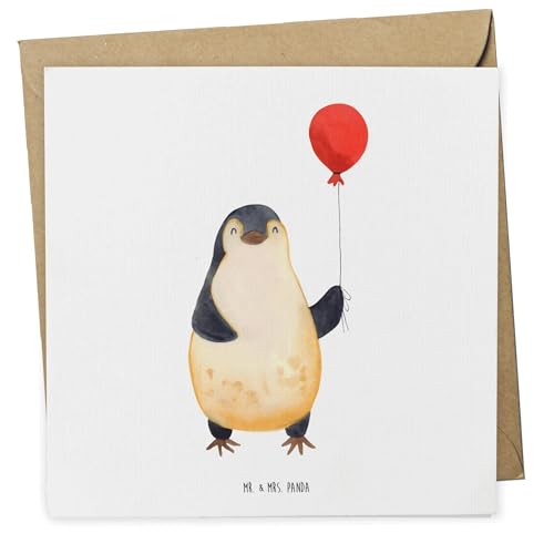 Mr. & Mrs. Panda Deluxe Karte Pinguin Luftballon - Geschenk, gute Laune, Klappkarte, Geburtstagskarte, beste Freundin, Hochwertige Grußkarte, Kind, Mr. & Mrs. Panda Deluxe Karte Pinguin Luftballon - Geschenk, gute Laune, Klappkarte, Geburtstagskarte, beste Freundin, Hochwertige Grußkarte, Kind, von Mr. & Mrs. Panda