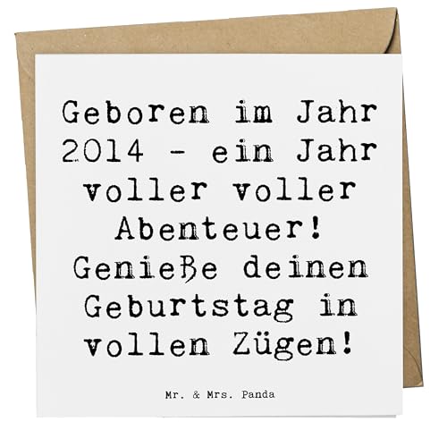Mr. & Mrs. Panda Deluxe Karte Spruch 2014 Geburtstag Abenteuer - Geschenk, Glückwunschkarte, Abenteuer 2014, Klappkarte, Einladungskarte, Mr. & Mrs. Panda Deluxe Karte Spruch 2014 Geburtstag Abenteuer - Geschenk, Glückwunschkarte, Abenteuer 2014, Klappkarte, Einladungskarte, von Mr. & Mrs. Panda