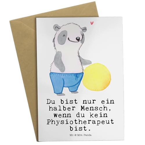 Mr. & Mrs. Panda Grußkarte Physiotherapeut Herz - Geschenk, Jubiläum, Klappkarte, Glückwunschkarte, Rente, Einladungskarte, Danke, Beruf, Mr. & Mrs. Panda Grußkarte Physiotherapeut Herz - Geschenk, Jubiläum, Klappkarte, Glückwunschkarte, Rente, Einladungskarte, Danke, Beruf, von Mr. & Mrs. Panda