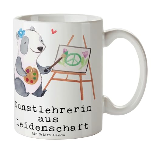 Mr. & Mrs. Panda Tasse Kunstlehrerin Leidenschaft - Geschenk, Acrylfarben, Kunstschule, Kunstunterricht, Teebecher, Arbeitskollege, Becher, Tasse Mr. & Mrs. Panda Tasse Kunstlehrerin Leidenschaft - Geschenk, Acrylfarben, Kunstschule, Kunstunterricht, Teebecher, Arbeitskollege, Becher, Tasse von Mr. & Mrs. Panda