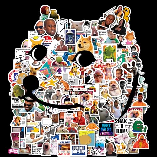 337 Stück Meme Aufkleber, Lustige Sticker für Erwachsene und Jugendliche, Wasserdichte Vinyl Aufkleber für Wasserflaschen, Laptop Sticker Set, Computer, Handy, Schutzhelm 337 Stück Meme Aufkleber, Lustige Sticker für Erwachsene und Jugendliche, Wasserdichte Vinyl Aufkleber für Wasserflaschen, Laptop Sticker Set, Computer, Handy, Schutzhelm von Mr.lucky Artwork