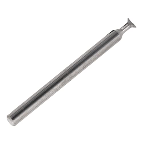 Hartmetall-Fräser, 4 Mm, 2 Schneiden, Schwalbenschwanz-Schaftfräser, Hartmetall-Metallbearbeitung, Schwalbenschwanz-Schaftfräser, 50 Mm Länge, 70° (45°) von Mrisata