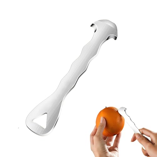 Mrltau 304 Edelstahl Zitronenschäler, Ergonomisch Orangenschäler, Sicher Apfelsinenschäler, Einfach Schälen Orange Peeler Tools, Obst Schalenentferner, Grapefruit-Lemons Schneider von Mrltau