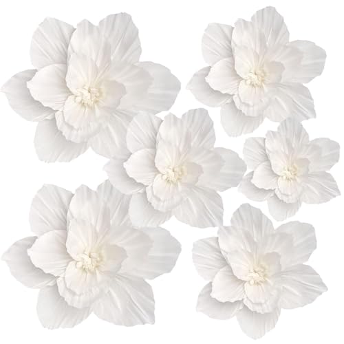 Mrltau 6 Stück Papierblumen Deko, Papier Deko zum Aufhängen, Gartenparty Deko, Party Deko Geburtstag Set für Hochzeit Geburtstag, Tischdeko Geburtstag, Babyparty Deko Mrltau 6 Stück Papierblumen Deko, Papier Deko zum Aufhängen, Gartenparty Deko, Party Deko Geburtstag Set für Hochzeit Geburtstag, Tischdeko Geburtstag, Babyparty Deko von Mrltau
