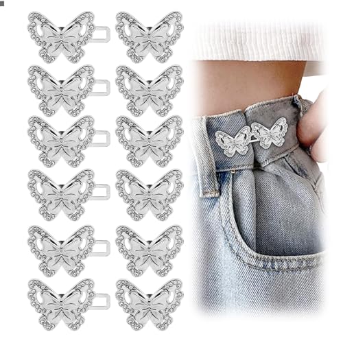 Mrltau 6 sets Hosen Taillenspanner, Jeans Knöpfe Hosen Enger Machen, Hosenknöpfe für Jeans, Hose Enger Machen Clip, Jeansknopfspanner für Rock-Hosen-Jeans Mrltau 6 sets Hosen Taillenspanner, Jeans Knöpfe Hosen Enger Machen, Hosenknöpfe für Jeans, Hose Enger Machen Clip, Jeansknopfspanner für Rock-Hosen-Jeans von Mrltau