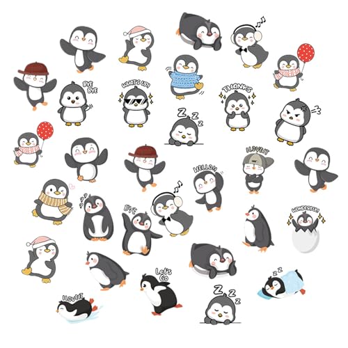 Mrltau 92 Pcs süße Sticker Pinguin, Penguin Aufkleber, Kindle Sticker Tiere, Sticker Kinder, Aufkleber Kinder, Laptop Sticker Set, Stickers for Kids, Sticker Kindle Hülle, Cute Sticker Mrltau 92 Pcs süße Sticker Pinguin, Penguin Aufkleber, Kindle Sticker Tiere, Sticker Kinder, Aufkleber Kinder, Laptop Sticker Set, Stickers for Kids, Sticker Kindle Hülle, Cute Sticker von Mrltau