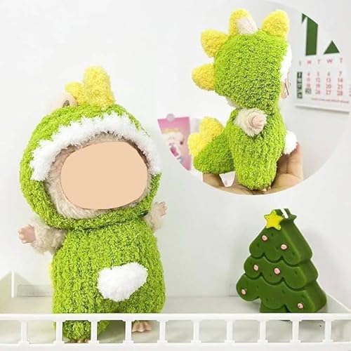 Mrltau Grüner Dinosaurer Für Labubu Kleidung Für Labubu Keychain Puppe 17 cm, Süße Puppenkleidung Für Labubu Puppen,Für Labubu Clothes,Für Labubu Zubehör,Für Labubu Outfit Charm Mrltau Grüner Dinosaurer Für Labubu Kleidung Für Labubu Keychain Puppe 17 cm, Süße Puppenkleidung Für Labubu Puppen,Für Labubu Clothes,Für Labubu Zubehör,Für Labubu Outfit Charm von Mrltau