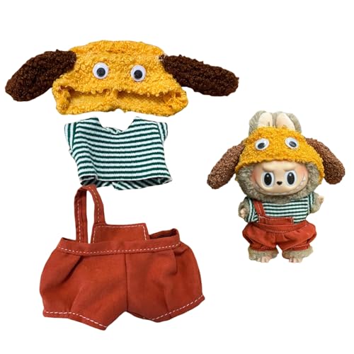 Mrltau Süße Puppenkleidung Für Labubu Puppe Für Labubu Doll 15 17 cm, Miniatur Zubehör Set Für Labubu Kleidung Für Labubu Zubehör, Kompatibel mit Labubu Clothing Puppenzubehör Geschenke Mrltau Süße Puppenkleidung Für Labubu Puppe Für Labubu Doll 15 17 cm, Miniatur Zubehör Set Für Labubu Kleidung Für Labubu Zubehör, Kompatibel mit Labubu Clothing Puppenzubehör Geschenke von Mrltau