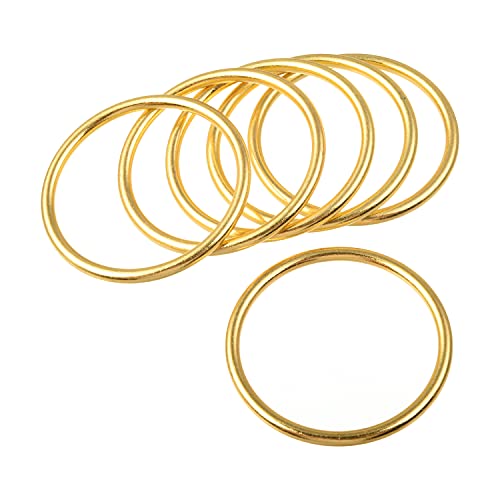 MroMax O-Ring-Schnalle, Zinklegierung, 40 mm x 3 mm, für DIY-Zubehör, Geldbörse, Riemen, Rucksäcke, Taschen, Gürtel, Handwerk, Hardware, goldfarben, 6 Stück MroMax O-Ring-Schnalle, Zinklegierung, 40 mm x 3 mm, für DIY-Zubehör, Geldbörse, Riemen, Rucksäcke, Taschen, Gürtel, Handwerk, Hardware, goldfarben, 6 Stück von MroMax