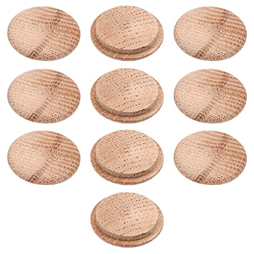 MroMax Runde Holzknopfstopfen, 2,5 cm Durchmesser, Eiche, Hartholz, Möbelknöpfe, Kappen, 25 mm, Holzschraubenabdeckungen für Schraubenlöcher, Handwerk, Möbel, Dekoration, Holzbearbeitung, 25 Stück MroMax Runde Holzknopfstopfen, 2,5 cm Durchmesser, Eiche, Hartholz, Möbelknöpfe, Kappen, 25 mm, Holzschraubenabdeckungen für Schraubenlöcher, Handwerk, Möbel, Dekoration, Holzbearbeitung, 25 Stück von MroMax