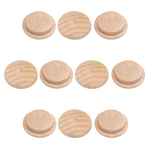 MroMax Runde Holzknopfstopfen, 2 cm Durchmesser, Kirschholz, Hartholz, Möbelknöpfe, Kappen, 20 mm, Holzschraubenabdeckungen für Schraubenlöcher, Handwerk, Möbel, Dekoration, Holzbearbeitung, 50 Stück MroMax Runde Holzknopfstopfen, 2 cm Durchmesser, Kirschholz, Hartholz, Möbelknöpfe, Kappen, 20 mm, Holzschraubenabdeckungen für Schraubenlöcher, Handwerk, Möbel, Dekoration, Holzbearbeitung, 50 Stück von MroMax