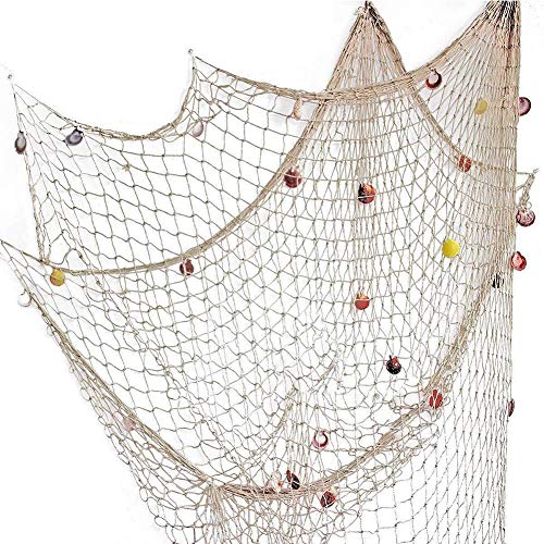 Msiud Fischernetz Deko, Muscheln Deko Dekoratives Im Mediterranen Stil Mit Farbigen Kinderzimmer Mediterranen Foto Wanddekoration für Strandpartys Hochzeiten Fotografie 200 cm X 150 cm Msiud Fischernetz Deko, Muscheln Deko Dekoratives Im Mediterranen Stil Mit Farbigen Kinderzimmer Mediterranen Foto Wanddekoration für Strandpartys Hochzeiten Fotografie 200 cm X 150 cm von Msiud