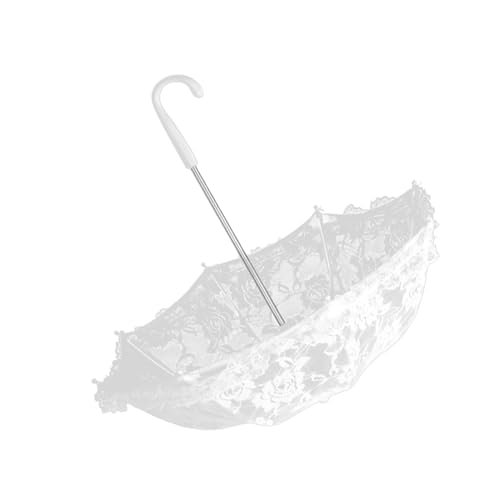Msiud Weißer Vintage Spitzenschirm, Spitzen Stickerei Regenschirm J Griff Hochzeit Sonnenschirm Weiß Handgefertigter Blumen Handwerks Spitze hochzeitsschirm Weiss Spitze 17,5 x 18,7 Zoll Msiud Weißer Vintage Spitzenschirm, Spitzen Stickerei Regenschirm J Griff Hochzeit Sonnenschirm Weiß Handgefertigter Blumen Handwerks Spitze hochzeitsschirm Weiss Spitze 17,5 x 18,7 Zoll von Msiud