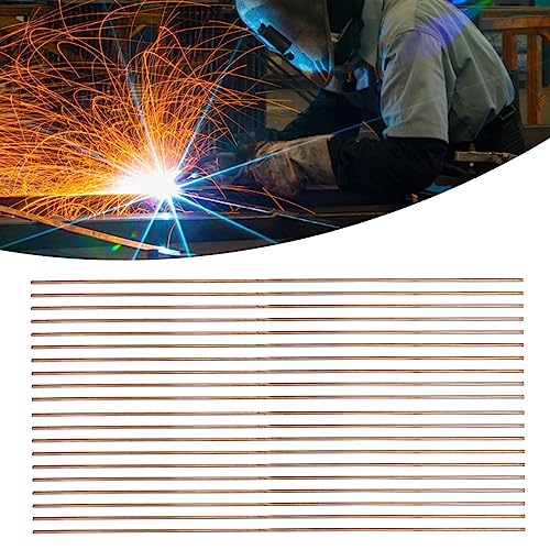 Rundstab aus Reinem Kupfer, Blanker Cu-Metallstab, Massiver Drehstab, Selbstfließendes Schweißen für Handwerk, Hobby, Industrie, Dekoration, Klimaanlage, 24,9 X 0,3 Cm, 20 Stück Rundstab aus Reinem Kupfer, Blanker Cu-Metallstab, Massiver Drehstab, Selbstfließendes Schweißen für Handwerk, Hobby, Industrie, Dekoration, Klimaanlage, 24,9 X 0,3 Cm, 20 Stück von Msiud