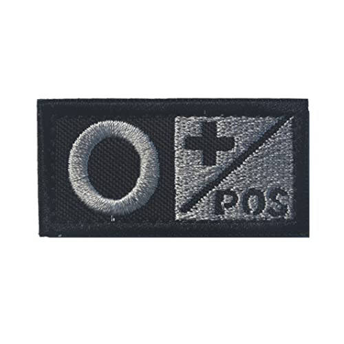 Armband Blutausweis Nylon gestickt Moral Emblem Applizes Dekorative Patches Typ O Pos, Blutabzeichen Armband Blutausweis Nylon gestickt Moral Emblem Applizes Dekorative Patches Typ O Pos, Blutabzeichen von Mskmnkot