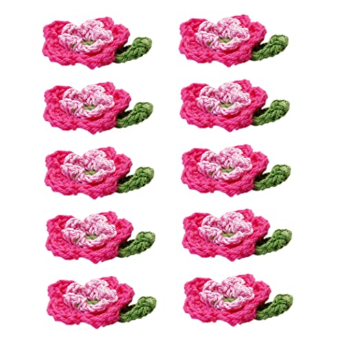Gestrickte Nähblüten Blütenblätter Häkelblüten Flecken gestrickte Nähen Blumenapplikationen Blütenblätter Verzierungen 10pcs, Häkelblüten Flecken Gestrickte Nähblüten Blütenblätter Häkelblüten Flecken gestrickte Nähen Blumenapplikationen Blütenblätter Verzierungen 10pcs, Häkelblüten Flecken von Mskmnkot