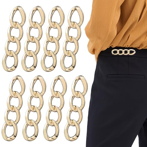 Knopfstifte für Jeans 8pcs einstellbar wiederverwendbar ohne Sew Pant Taille Straffheit Minialist 2.4x0, 6 Zoll Legierungsrock Jean -Knopfstifte, goldene Jeansknöpfe für lose Jeans Knopfstifte für Jeans 8pcs einstellbar wiederverwendbar ohne Sew Pant Taille Straffheit Minialist 2.4x0, 6 Zoll Legierungsrock Jean -Knopfstifte, goldene Jeansknöpfe für lose Jeans von Mskmnkot