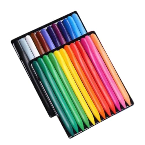 Mskmnkot Dreieckige Buntstifte Kinder Malvorlagen 24 Farben sichere ungiftige Malstifte Set Set von Mskmnkot