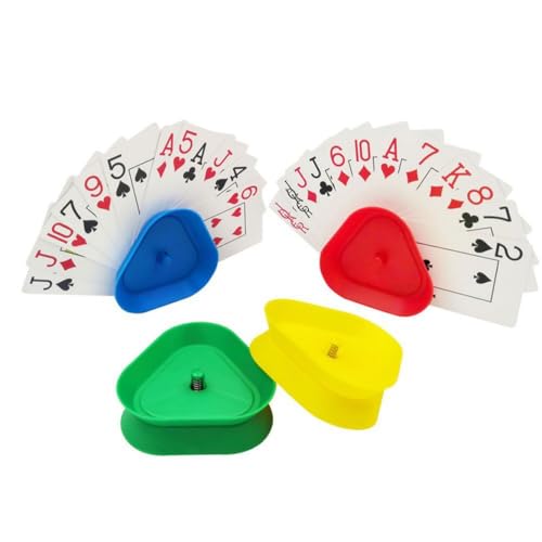 Mskmnkot Kartenstandhalter Plastikstehende Kartenhalter für Kinderspielvorräte 4pcs Ständer von Mskmnkot