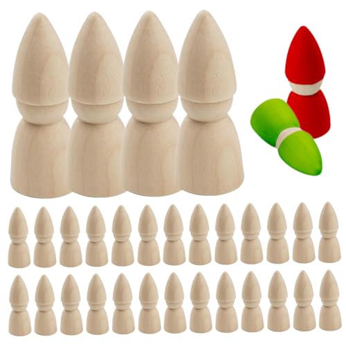 Peg Dolls 30pcs 3 Zoll Naturhölzerne Peg Dolls Unvollendete Holzstifte Puppenkörper kreative Menschen für Kinder DIY Arts Kunsthandwerk, Malerei, Spiel, Home & Party Decor Peg Dolls 30pcs 3 Zoll Naturhölzerne Peg Dolls Unvollendete Holzstifte Puppenkörper kreative Menschen für Kinder DIY Arts Kunsthandwerk, Malerei, Spiel, Home & Party Decor von Mskmnkot