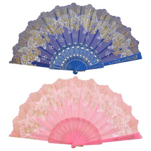 Handfächer Faltbare Fächer,2 Stück Klein Schmetterling Muster Faltbarer Handfächer für Frauen Männer,Schwarz Weiß Chinesischer Seidenstoff Handfächer für Eine Abkühlung im Sommer Hochzeit Dekoration Handfächer Faltbare Fächer,2 Stück Klein Schmetterling Muster Faltbarer Handfächer für Frauen Männer,Schwarz Weiß Chinesischer Seidenstoff Handfächer für Eine Abkühlung im Sommer Hochzeit Dekoration von Mtbricey