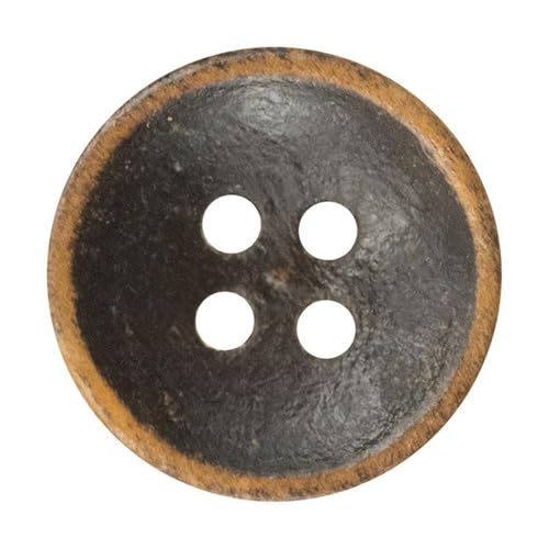 10 Stück Holzknöpfe 12,5mm/15mm für Kleidung, Farbe 1-10 Stück, 15mm von Mtjujuswo