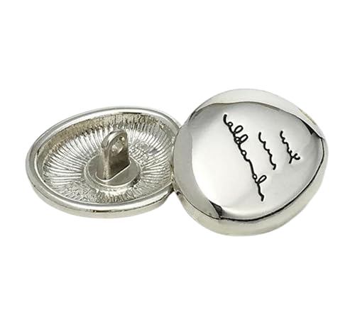 10 Stück Knöpfe, goldene Metallknöpfe für Mäntel und Pullover, Farbe 2-10 Stück, 15mm von Mtjujuswo