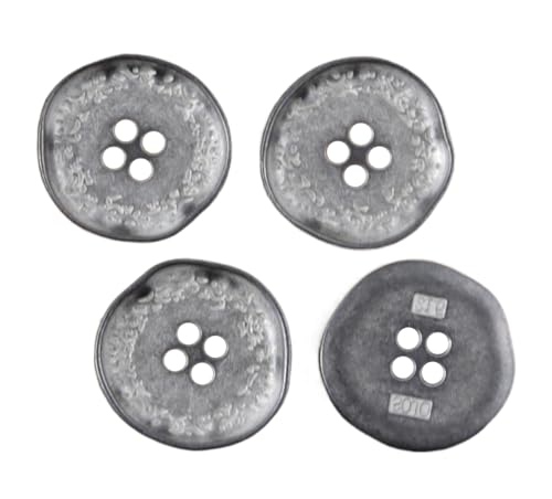 10 Stück Knöpfe, goldfarbene Lorbeer-Metallknöpfe für Mäntel und Bastelarbeiten, Farbe 3-10 Stück, 25mm 10 Stück Knöpfe, goldfarbene Lorbeer-Metallknöpfe für Mäntel und Bastelarbeiten, Farbe 3-10 Stück, 25mm von Mtjujuswo