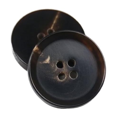 10 Stück Knöpfe, mattes Finish, echte Hornknöpfe für Mäntel und Anzüge, Farbe 4-10 Stück, 18mm 10 Stück Knöpfe, mattes Finish, echte Hornknöpfe für Mäntel und Anzüge, Farbe 4-10 Stück, 18mm von Mtjujuswo