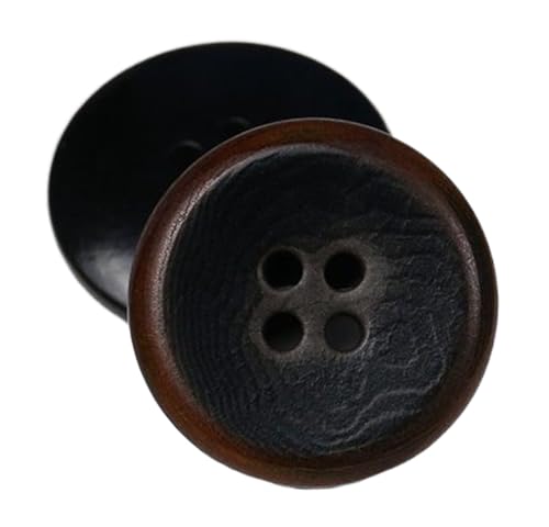 10 Stück Knöpfe, rund, Obstknopf mit vier Löchern, für Mäntel und Anzüge, Farbe 7-10 Stück, 23mm von Mtjujuswo