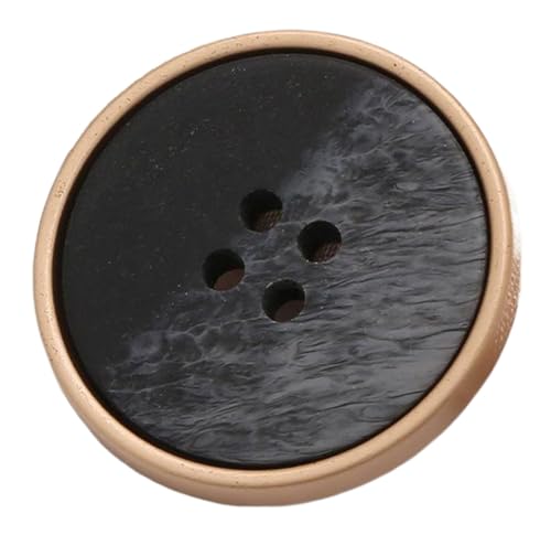 10 Stück Knöpfe, runde Knöpfe aus Kunstharz mit Muster für Mäntel und Anzüge, Farbe 2-10 Stück, 23mm von Mtjujuswo