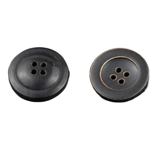 10 Stück Knöpfe 23MM Natürliche Büffelhornknöpfe für Pullover und Mäntel, Farbe 1-10 Stück, 15mm 10 Stück Knöpfe 23MM Natürliche Büffelhornknöpfe für Pullover und Mäntel, Farbe 1-10 Stück, 15mm von Mtjujuswo