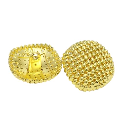 10 Stück Knöpfe Dekorative Metallgeflechtknöpfe für Mäntel, Farbe 1-10 Stück, 22mm 10 Stück Knöpfe Dekorative Metallgeflechtknöpfe für Mäntel, Farbe 1-10 Stück, 22mm von Mtjujuswo