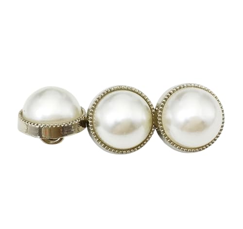 10 Stück Knöpfe Gold Perlmuttknopf für Pullover und Mäntel, Farbe 2-10 Stück, 12mm von Mtjujuswo