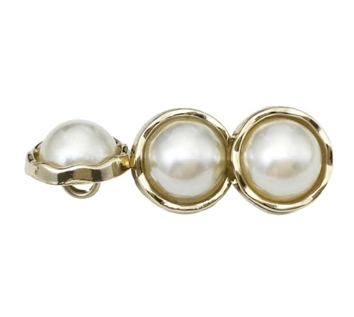 10 Stück Knöpfe Gold Perlmuttknopf für Pullover und Mäntel, Farbe 4-10 Stück, 11mm von Mtjujuswo