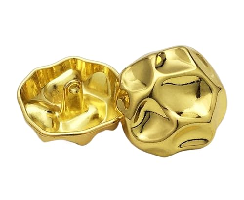 10 Stück Knöpfe Halbrunde Metallknöpfe für Mäntel und Pullover, Farbe 2-10 Stück, 22,5mm von Mtjujuswo