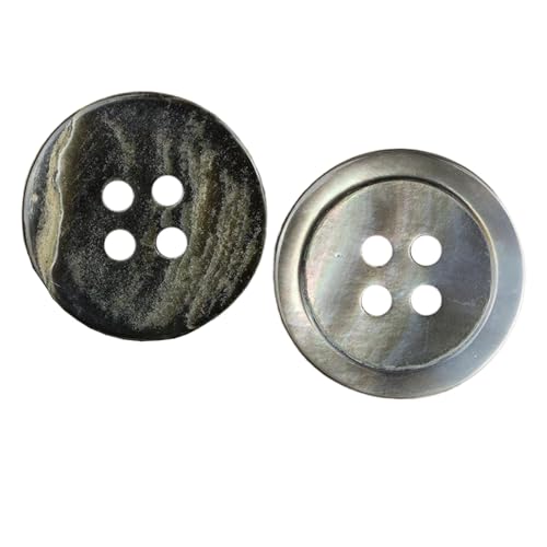 10 Stück Knöpfe Mehrfarbige Perlmutt- und weiße Muschelknöpfe für Bekleidung, Farbe 2-10 Stück, 20mm von Mtjujuswo