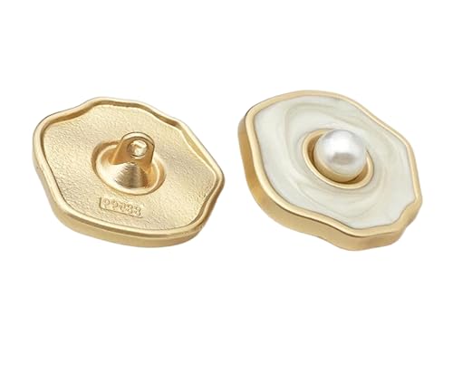 10 Stück Knöpfe Metall- und Perlmuttknöpfe für Mäntel und Anzüge, Farbe 1-10 Stück, 30mm 10 Stück Knöpfe Metall- und Perlmuttknöpfe für Mäntel und Anzüge, Farbe 1-10 Stück, 30mm von Mtjujuswo