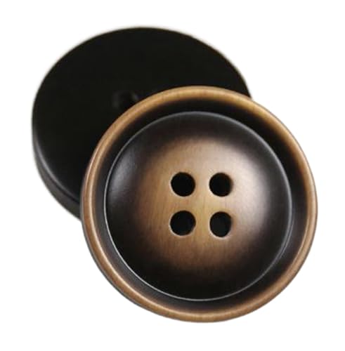 10 Stück Knöpfe Vierloch-Harzknöpfe für Mäntel und Anzüge, Farbe 2-10 Stück, 23mm von Mtjujuswo