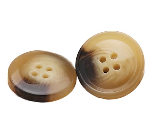 10 Stück Knöpfe aus Harz für Mäntel, Anzüge und Bastelarbeiten, Farbe 10-10 Stück, 28mm von Mtjujuswo