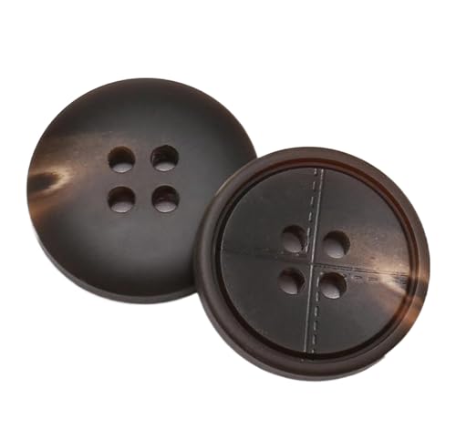 10 Stück Knöpfe aus Harz für Mäntel, Anzüge und Bastelarbeiten, Farbe 20-10 Stück, 18mm von Mtjujuswo