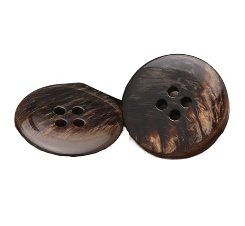 10 Stück Knöpfe aus Harz für Mäntel, Anzüge und Bastelarbeiten, Farbe 7-10 Stück, 15mm von Mtjujuswo