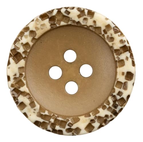 10 Stück Knöpfe aus Harz für Oberbekleidung und Bastelarbeiten, Farbe 1-10 Stück, 15mm von Mtjujuswo