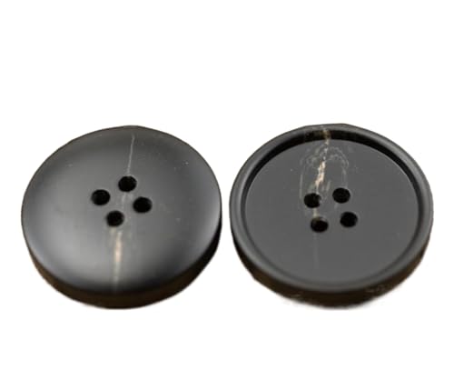 10 Stück Knöpfe aus Harz für Oberbekleidung und Bastelarbeiten, Farbe 2-10 Stück, 23mm von Mtjujuswo