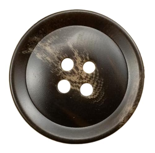 10 Stück Knöpfe aus mattiertem Kunstharz für Mäntel und Anzüge, Farbe 2-10 Stück, 28mm von Mtjujuswo