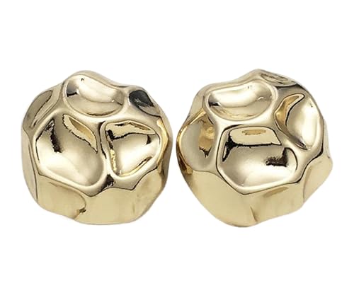 10 Stück unregelmäßige Knöpfe, konkave und konvexe Metallknöpfe, Farbe 1-10 Stück, 25mm von Mtjujuswo