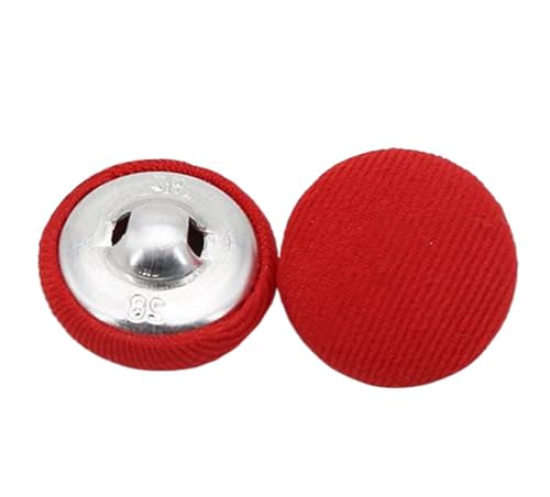 Knöpfe, bunte Stoffknöpfe für Mäntel und Bastelarbeiten, 10 Stück, Farbe 10-10 Stück, 25mm Knöpfe, bunte Stoffknöpfe für Mäntel und Bastelarbeiten, 10 Stück, Farbe 10-10 Stück, 25mm von Mtjujuswo
