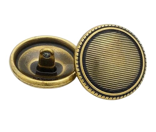 Knöpfe, dekorativ, rund, gestreift, für Mäntel und Bastelarbeiten, 10 Stück, Farbe 4-10 Stück, 20mm Knöpfe, dekorativ, rund, gestreift, für Mäntel und Bastelarbeiten, 10 Stück, Farbe 4-10 Stück, 20mm von Mtjujuswo