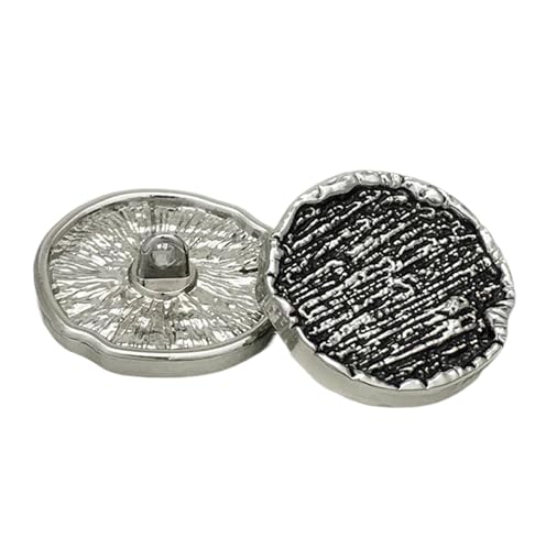 Knöpfe, unregelmäßig, rund, Metallknopf für Mäntel und Anzüge, 10 Stück, Farbe 2-10 Stück, 22,5mm von Mtjujuswo
