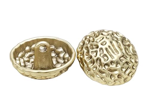Knöpfe aus Metall in Pilzform, für Mäntel und Bastelarbeiten, 10 Stück, Farbe 1-10 Stück, 17,5mm von Mtjujuswo